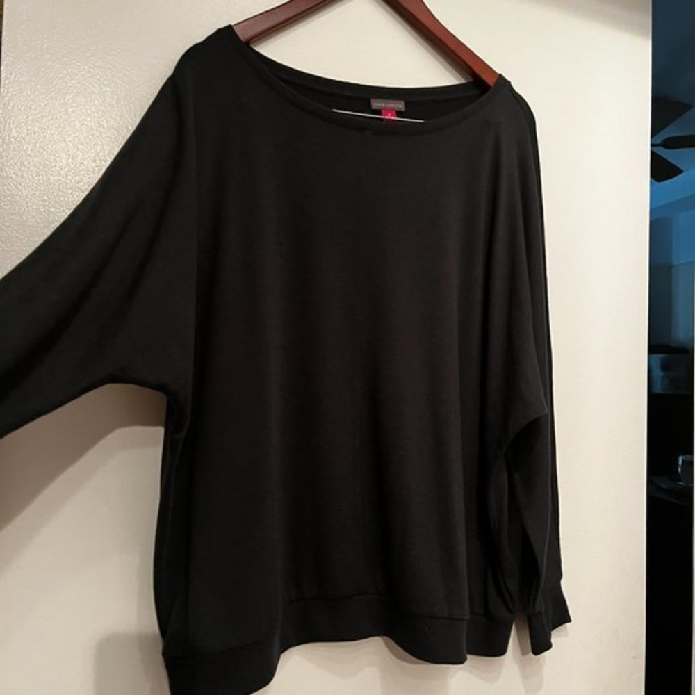 Vince Camuto 1X Plus-Sized Lightweight Flowy Sweater (Dark‎ Green)  (worn once)